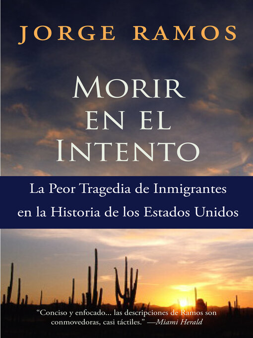 Title details for Morir en el Intento by Jorge Ramos - Available